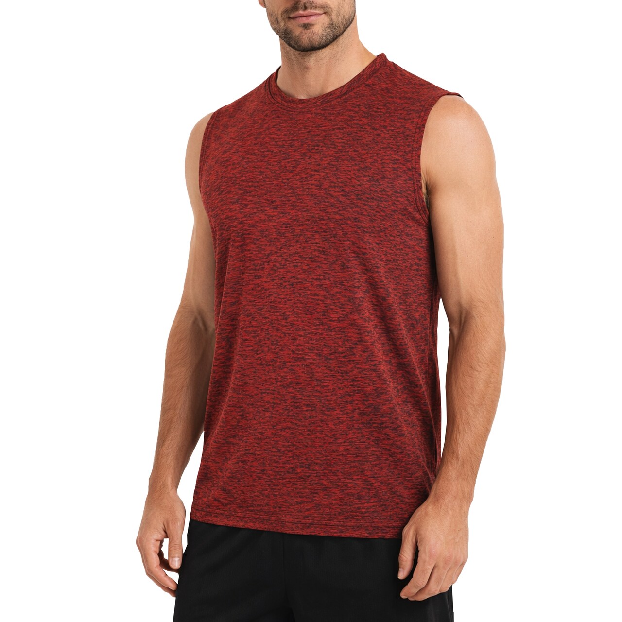 Galaxy Kick Start Gear Men's Moisture-Wicking Wrinkle Free Performance Muscle Tee